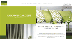 Desktop Screenshot of hamptongardensapts.com